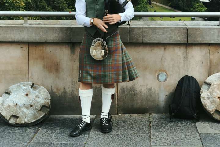 The Russian man was denied entry to the town hall in shorts, so he put on a skirt